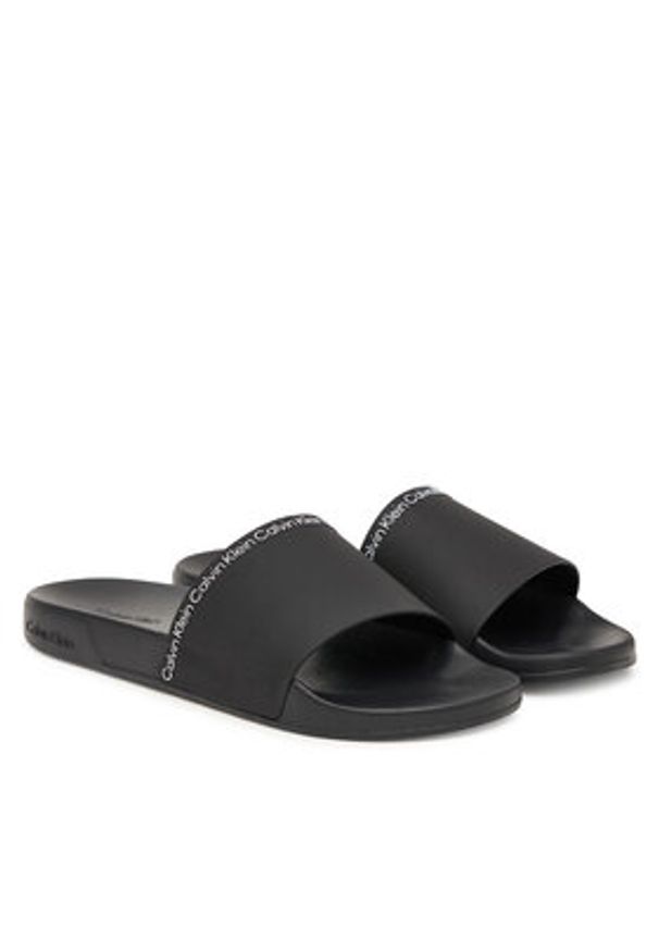 Calvin Klein Klapki Ess Slide Institutional Cv HM0HM02108 Czarny. Kolor: czarny. Materiał: syntetyk