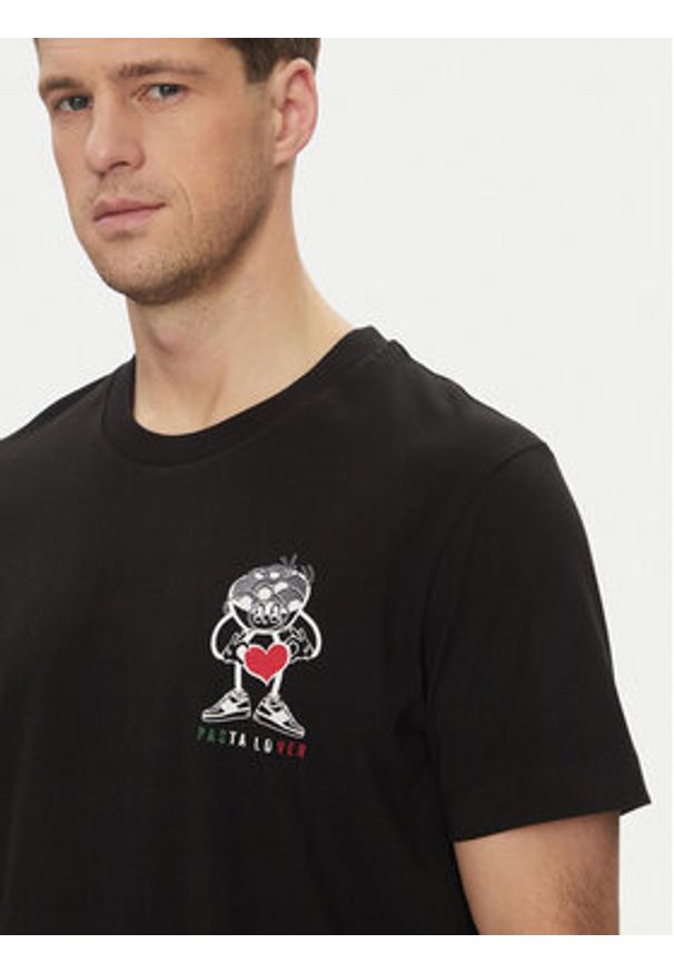 JOOP! Jeans T-Shirt 15 JJJ-23Alonzo 30045691 Czarny Modern Fit. Kolor: czarny. Materiał: bawełna