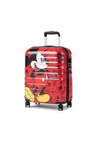 AMERICAN TOURISTER - Walizka dziecięca American Tourister. Kolor: czerwony. Wzór: motyw z bajki