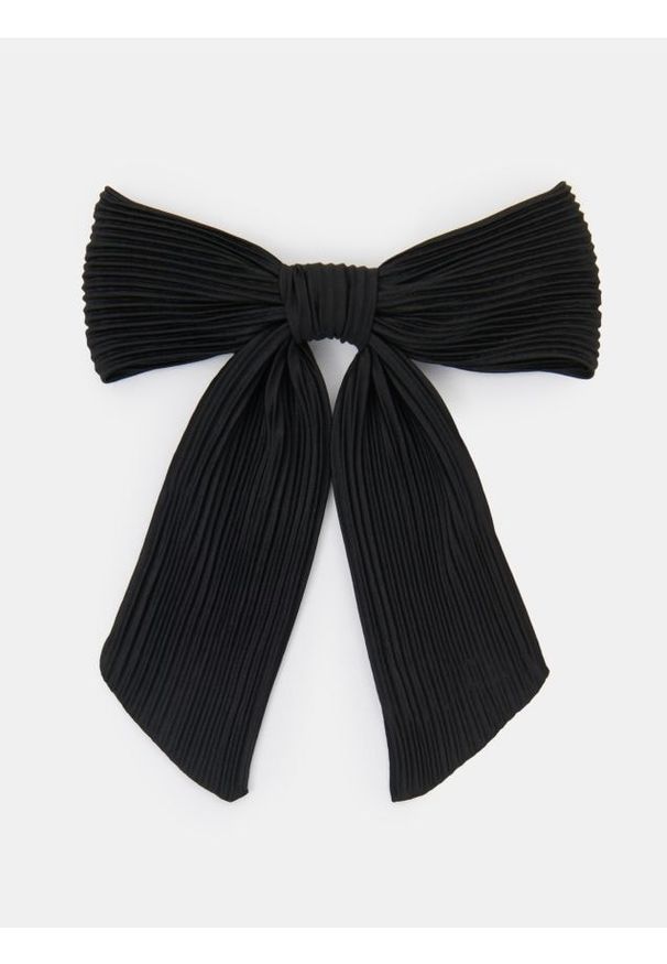 Sinsay - Spinka do włosów w kształcie kokardy - czarny. Kolor: czarny