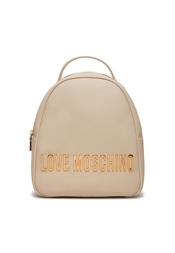 Love Moschino - LOVE MOSCHINO Plecak JC4197PP1IKD0110 Écru. Materiał: skóra