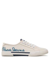 Tenisówki Pepe Jeans. Kolor: biały. Materiał: denim #1