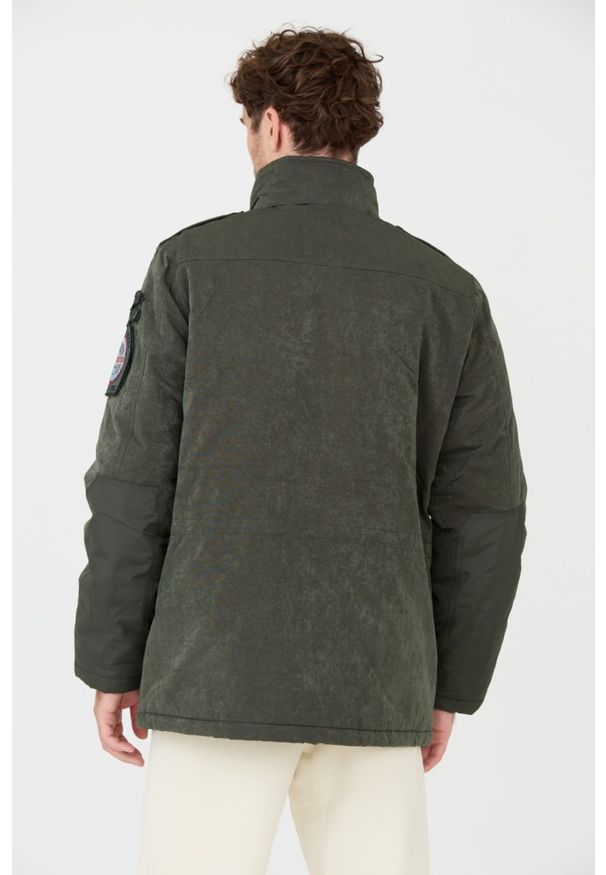 Aeronautica Militare - AERONAUTICA MILITARE Zielona kurtka. Kolor: zielony