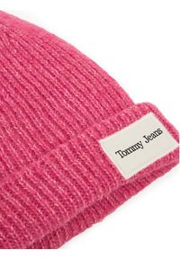 Tommy Jeans Czapka Elevated AW0AW14079 Różowy. Kolor: różowy. Materiał: akryl #5
