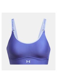 Biustonosz fitness Under Armour Infinity Mid. Kolor: fioletowy. Sport: fitness