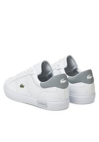 Lacoste Sneakersy Powercourt 2.0 Trainers 7-48SMA0002 Biały. Kolor: biały. Materiał: skóra