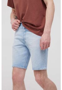 Levi's® - Levi's szorty jeansowe męskie. Okazja: na spotkanie biznesowe, na co dzień. Kolor: niebieski. Materiał: jeans. Styl: biznesowy, casual #1