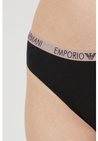Emporio Armani Underwear stringi (2-pack) 163337.2R223 kolor czarny. Kolor: czarny #2