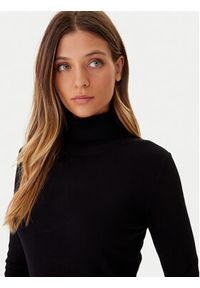 JOOP! Jeans Golf Kaisha 30049305 Czarny Slim Fit. Typ kołnierza: golf. Kolor: czarny. Materiał: wiskoza #4