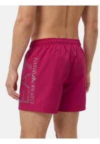 EA7 Emporio Armani Szorty kąpielowe 7M002001 AF14497 MA090 Różowy Regular Fit. Kolor: różowy. Materiał: syntetyk #3