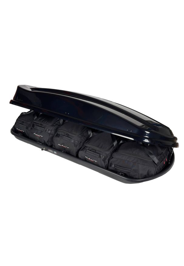 KJUST - Torby Do Boksu Dachowego Levup Space 530 Duo 5Szt Kjust. Kolor: czarny. Styl: sportowy