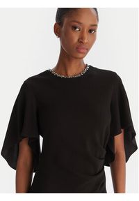 Pinko - PINKO Sukienka koktajlowa Scopone Abito 105583 A2Q2 Czarny Regular Fit. Kolor: czarny. Materiał: wiskoza. Styl: wizytowy #3