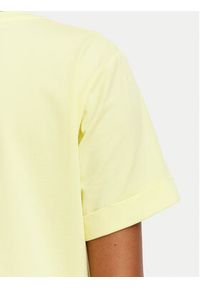 Liu Jo Sport T-Shirt TA6163 JS003 Żółty jasny Regular Fit. Kolor: żółty. Materiał: bawełna. Styl: sportowy #3
