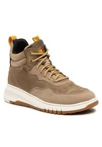 Geox Sneakersy D Aerantis 4X4 B ABX A D26LAA 02233 C3391 Khaki. Kolor: brązowy. Materiał: zamsz, skóra