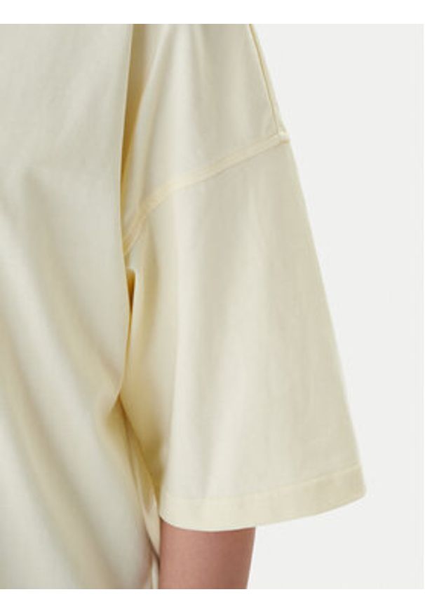 Calvin Klein Jeans T-Shirt LV047D204G Biały Oversize. Kolor: biały. Materiał: bawełna