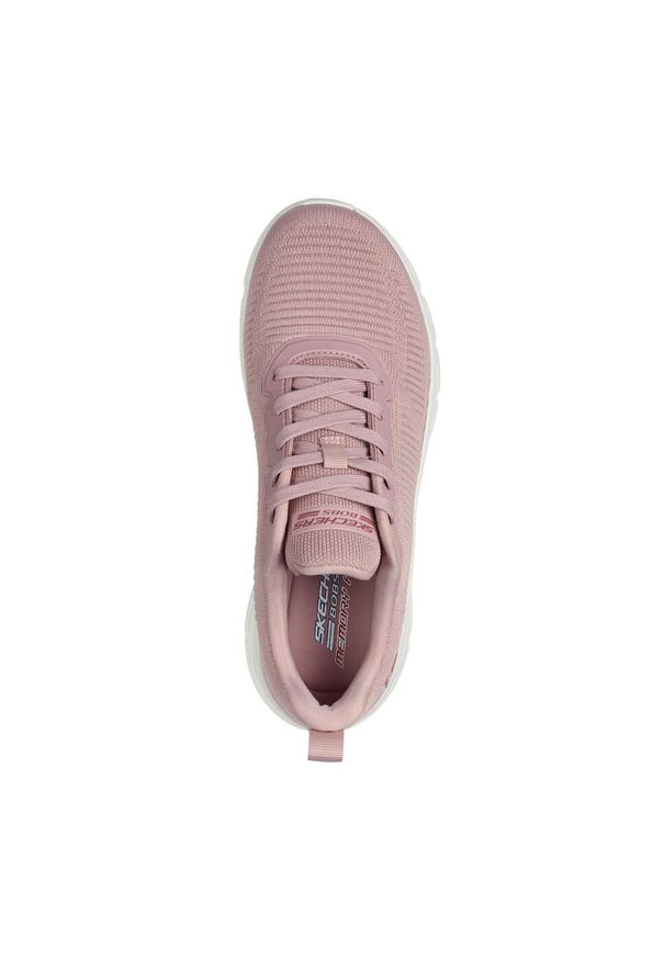 skechers - Buty Kobieta Skechers Bobs B Flex Hi róża. Okazja: na co dzień. Kolor: różowy. Materiał: tkanina
