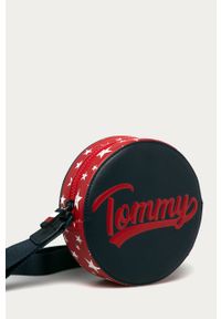 TOMMY HILFIGER - Tommy Hilfiger - Torebka. Kolor: niebieski. Materiał: syntetyk, materiał, skóra ekologiczna #2