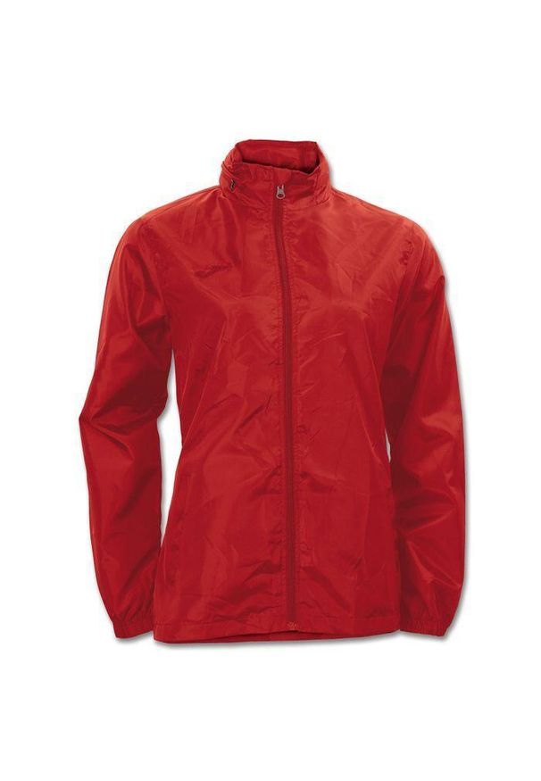 Kurtka do biegania damska Joma Galia przeciwdeszczowa. Kolor: czerwony. Sport: bieganie