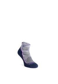 DARN TOUGH - Skarpety merino damskie Darn Tough Light Hiker 1/4 Lightweight with Cushion. Kolor: fioletowy