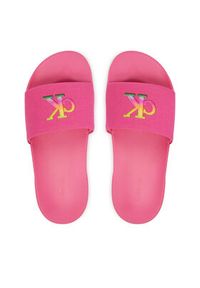 Calvin Klein Klapki Essential Slide Pride Cv Wn HW0HW03297 Różowy. Kolor: różowy. Materiał: materiał #4