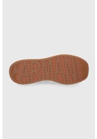 Armani Exchange buty XUX071.XV527.K676 kolor szary. Zapięcie: sznurówki. Kolor: szary. Materiał: guma #5