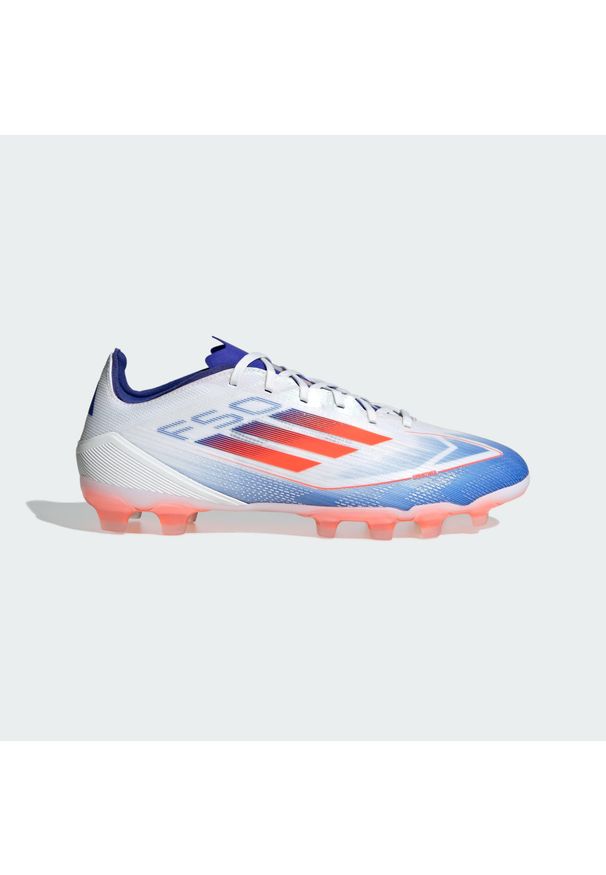 Adidas - Buty F50 Pro MG. Kolor: czerwony, niebieski, wielokolorowy, biały. Materiał: materiał. Sport: piłka nożna