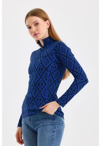 WOOLONA - Bluza termoaktywna Woolona Venus z Długim Rękawem 100% Merino. Kolor: niebieski. Materiał: wełna. Długość rękawa: długi rękaw. Długość: długie