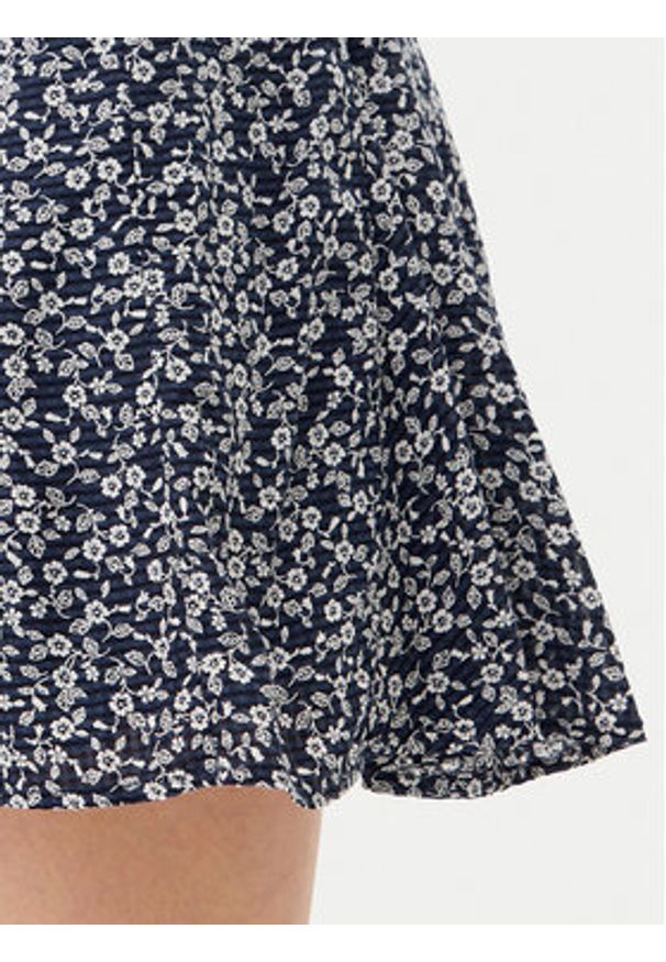 Pepe Jeans Spódnica trapezowa Cassandra PL901196 Granatowy Regular Fit. Kolor: niebieski. Materiał: bawełna