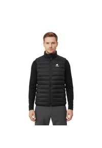 FJORK MERINO - Bezrękawnik puchowy męski Merino Nordend. Kolor: czarny. Materiał: poliamid, puch, wełna. Długość rękawa: bez rękawów. Sport: turystyka piesza