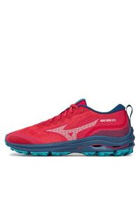 Mizuno Buty do biegania Wave Rider Gtx J1GD2279 Bordowy. Kolor: czerwony. Materiał: materiał. Model: Mizuno Wave #3