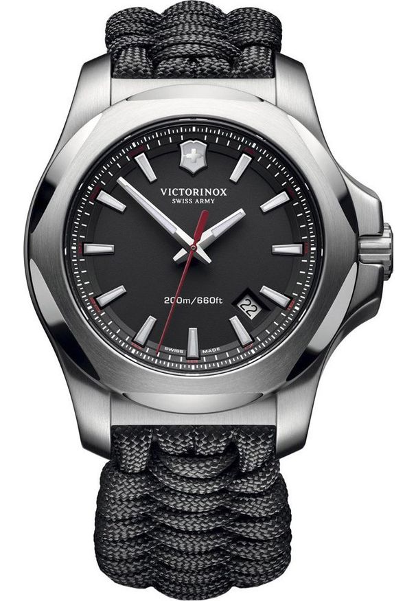 VICTORINOX - Zegarek Victorinox Zegarek męski Victorinox 241726 czarny. Kolor: czarny