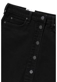 Lee - SPÓDNICA JEANSOWA LEE A LINE SKIRT MOTO BLACK L38NIZLG. Materiał: jeans