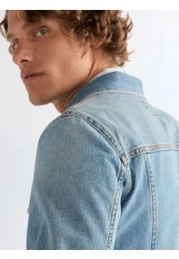 Wrangler - MESKA KURTKA WRANGLER DENIM JACKET THUNDER 112378497. Materiał: denim #5