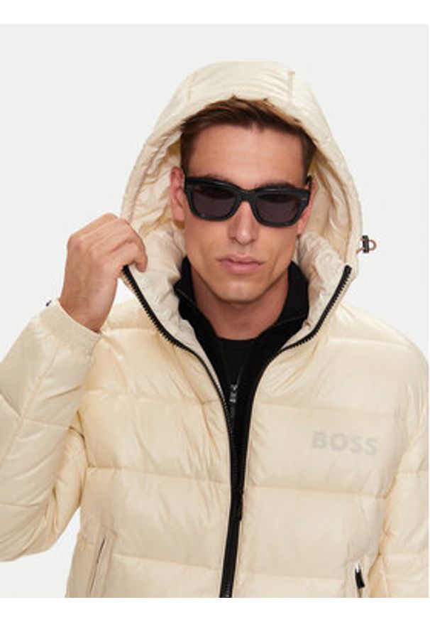 BOSS Kurtka zimowa H-Calando1 50520200 Écru Regular Fit. Materiał: syntetyk. Sezon: zima