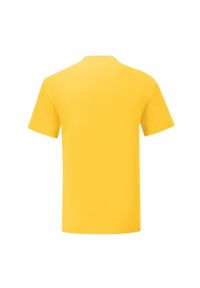 FRUIT OF THE LOOM - Kultowa Koszulka Unisex Dla Dorosłych. Kolor: żółty, pomarańczowy, wielokolorowy