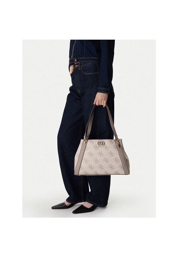 Torebka Guess. Kolor: beżowy