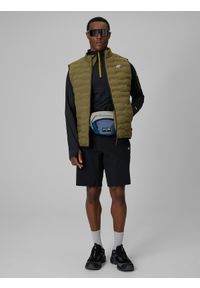 4f - 4F Spodenki trekkingowe szybkoschnące męskie - czarne 3XL. Kolor: czarny. Materiał: materiał, włókno, tkanina. Długość: długie. Sport: turystyka piesza #1