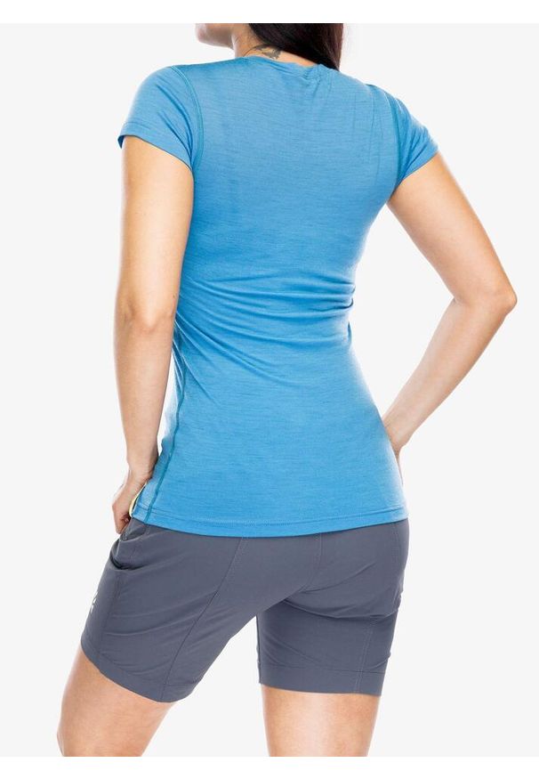 SENSOR - Koszulka merino damska termoaktywna Sensor Merino Active Tee S/S. Kolor: niebieski