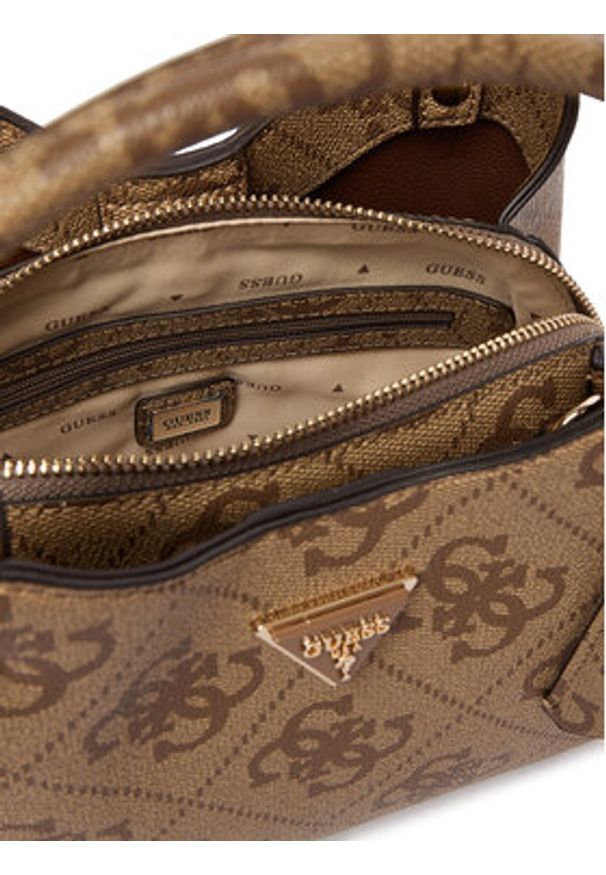 Guess Torebka Meridian II HWOS69 74050 Beżowy. Kolor: beżowy. Materiał: skórzane