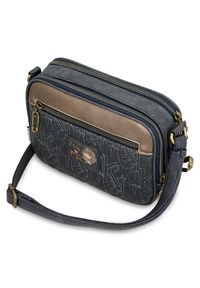 Beżowa Torebka Anekke Stylowa Damska Listonoszka. Kolor: beżowy. Wzór: aplikacja. Materiał: zdobione. Styl: elegancki. Rodzaj torebki: na ramię #3