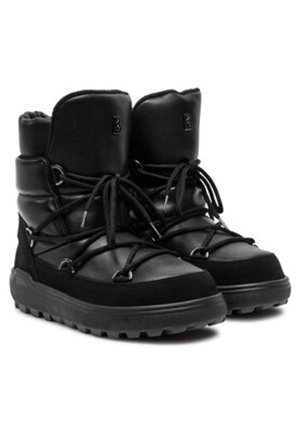 Bogner Śniegowce Chamonix S 11 A 22446913 Czarny. Kolor: czarny. Materiał: skóra