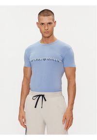 Emporio Armani Underwear T-Shirt 111035 4R729 03231 Niebieski Slim Fit. Kolor: niebieski. Materiał: bawełna #1