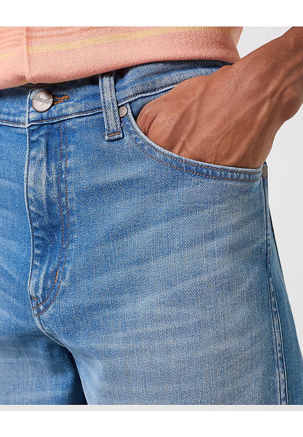 Wrangler - WRANGLER MĘSKIE SZORTY JEANSOWE FRONTIER SHORT 112350872 W16W017983. Materiał: jeans