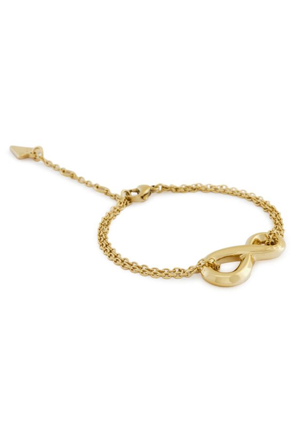 Guess Bransoletka JUBB05 050JW Złoty. Materiał: metalowe. Kolor: złoty