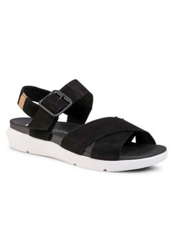 Timberland Sandały Wilesport Lthr Sandal TB0A27T60151 Czarny. Kolor: czarny. Materiał: nubuk, skóra