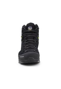 Buty Trekkingowe Męskie Salewa Alp Trainer 2 Mid Gtx. Wysokość cholewki: za kostkę. Zapięcie: sznurówki. Kolor: wielokolorowy. Materiał: materiał, tkanina, zamsz. Szerokość cholewki: normalna