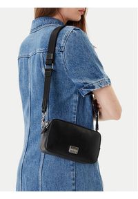 Tommy Jeans Torebka Tjw American Cool Camera Bag AW0AW17570 Czarny. Kolor: czarny. Materiał: skórzane