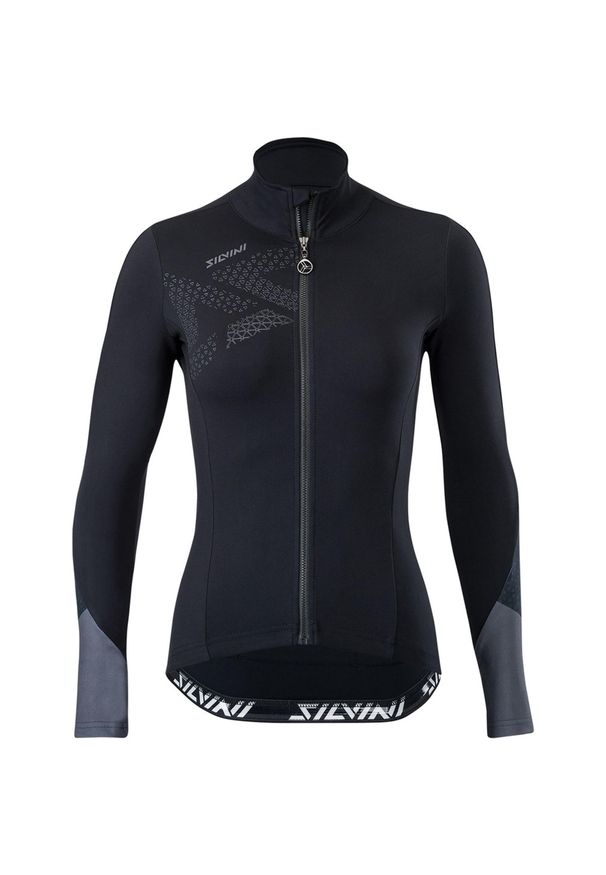 Silvini - Koszulka damska SILVINI long sleeve jersey Calvana WD1618. Kolor: czarny, wielokolorowy, brązowy, zielony. Materiał: jersey. Długość rękawa: długi rękaw