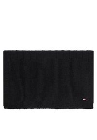 TOMMY HILFIGER - Tommy Hilfiger Szalik Flag Fluffy AW0AW17787 Czarny. Kolor: czarny. Materiał: poliester #2