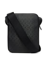 Calvin Klein Saszetka Ck Sleek Reporter S Mono K50K512883 Czarny. Kolor: czarny. Materiał: skóra